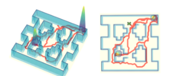 GESCE: Graph-based Ergodic Search in Cluttered Environments